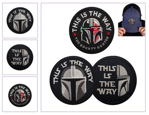 Mandalorian This is the way embroidery patch 