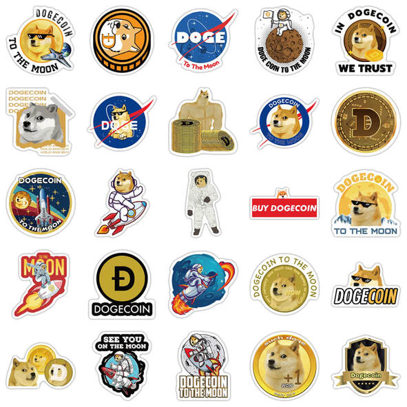 doge coin sticker pack