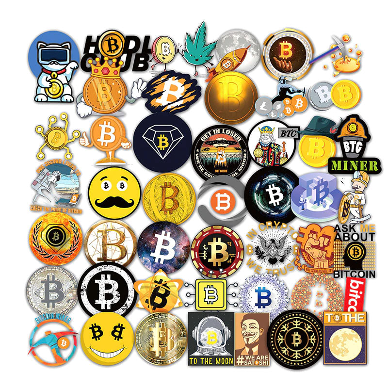 Crypto Sticker Bitcoin